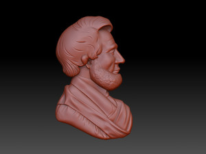 Abraham Lincoln 3D-Druckmodell