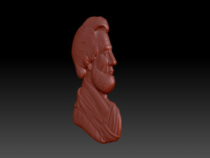 Abraham Lincoln 3D-Druckmodell