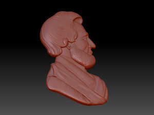 Abraham Lincoln 3D-Druckmodell