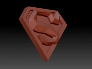 Superman 3D Print Model