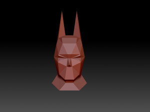 Batmans head 3D Print Model