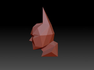 Batmans head 3D Print Model