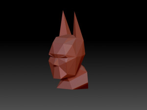 Batmans head 3D Print Model