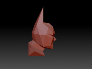 Batmans head 3D Print Model