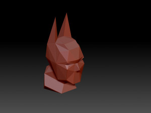 Batmans head 3D Print Model