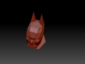 Batmans head 3D Print Model