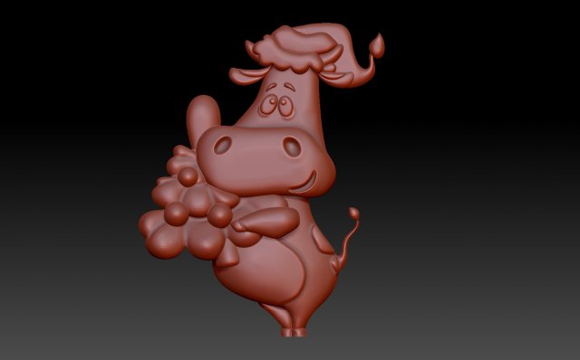 Bull Modelo de impresión 3D .c4d .max .obj .3ds .fbx .stl .blend 