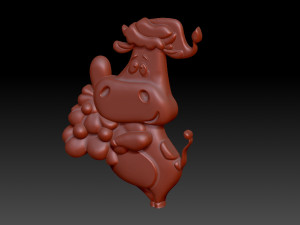 Bull Modelo de impresión 3D