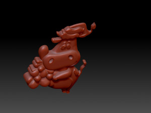 Bull Modelo de impresión 3D