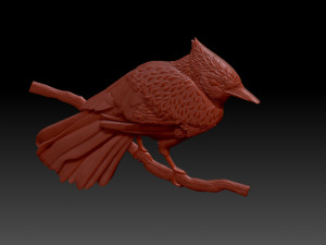 Birdie 3D Baskı Modeli