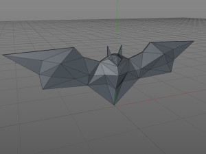 Low Poly Bat 3D Print Models