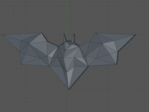 Low Poly Bat Model do druku 3D