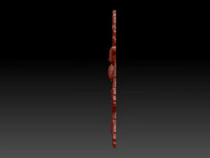 Oak Branch 3D Print Model