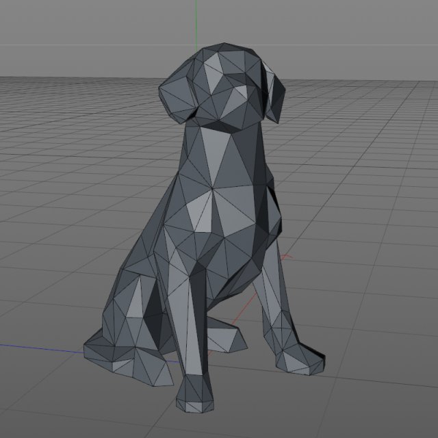 Labrador Modello di stampa 3D .c4d .max .obj .3ds .fbx .stl .blend 