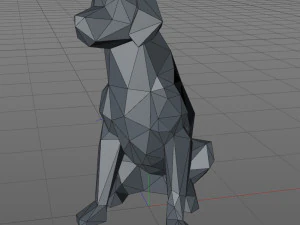 Labrador 3D Print Model