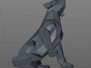 Labrador 3D Print Model