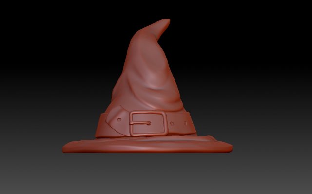 The witchs hat Modelo de impresión 3D .c4d .max .obj .3ds .fbx .stl .blend 