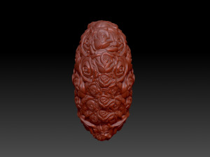 Heart in flowers 3D Print Model