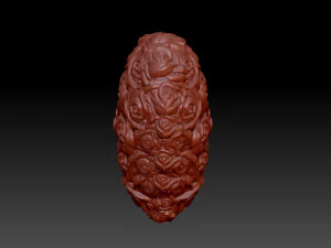 Heart in flowers 3D Print Model
