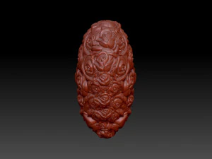 Heart in flowers 3D Print Model