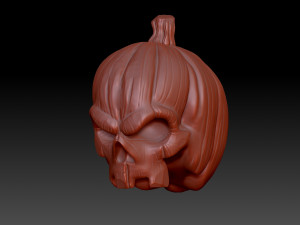 Pumpkin head 3Dプリントモデル