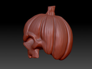 Pumpkin head 3Dプリントモデル