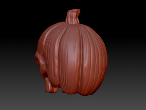 Pumpkin head 3Dプリントモデル
