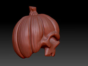 Pumpkin head 3D Print Model