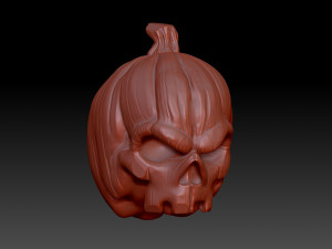 Pumpkin head 3Dプリントモデル