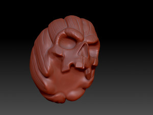 Pumpkin head 3Dプリントモデル