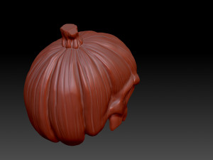 Pumpkin head 3Dプリントモデル