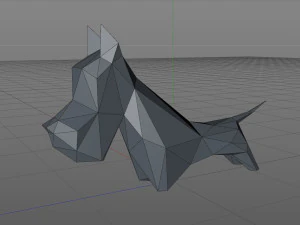 Anjing poli rendah Model Cetak 3D