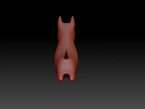Figurine dog 3D Print Model