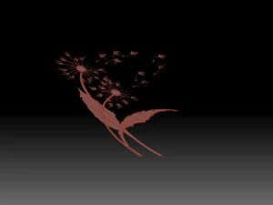 Dandelion 3D Print Model