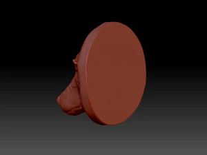 The wolfs head 3D Print Model