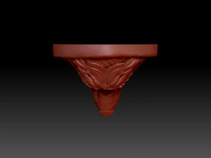 The wolfs head 3D Print Model