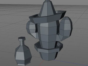 Cactus in the hat 3D Print Model