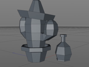 Cactus in the hat Model do druku 3D
