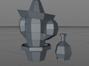 Cactus in the hat 3D Print Model