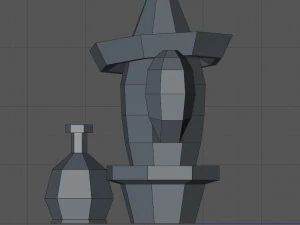 Cactus in the hat 3D Print Model