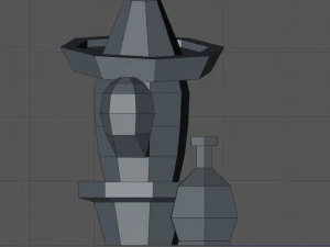Cactus in the hat 3D Print Model
