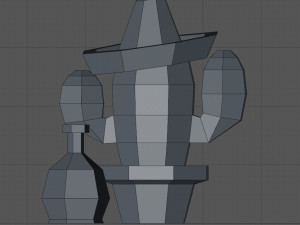 Cactus in the hat Model do druku 3D