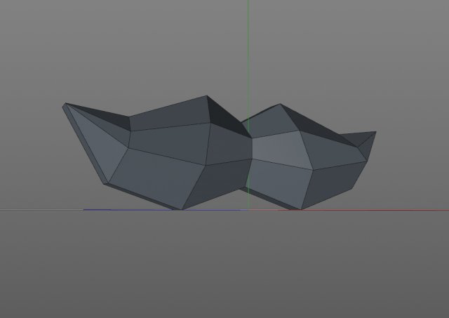 Low poly moustache Modelo de Impressão 3D .c4d .max .obj .3ds .fbx .stl .blend 