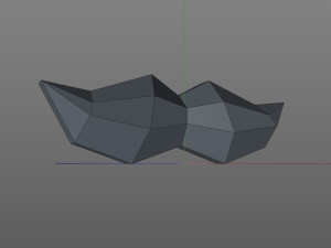 Low poly moustache 3Dプリントモデル