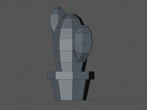 Cactus in the hat 3D Print Model