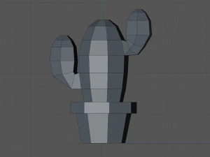 Cactus in the hat 3D Print Model