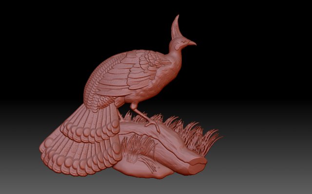 Birds 3D Print Model .c4d .max .obj .3ds .fbx .stl .blend 