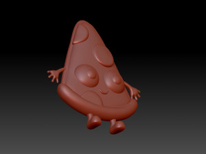 Pizza 3D 프린트 모델