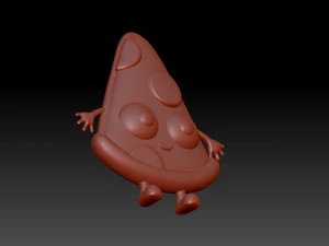 Pizza 3D Print Model