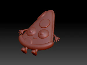 Pizza 3D Print Model